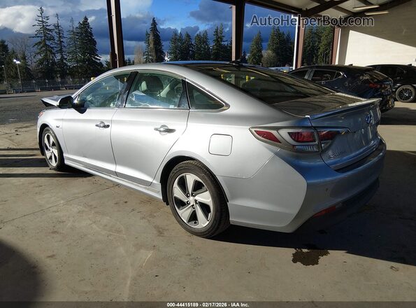 KMHE34L16GA014638 2016 HYUNDAI SONATA HYBRID Серебряный Задняя левая четверть