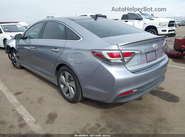 KMHE34L17GA010307 2016 HYUNDAI SONATA HYBRID Серебряный Задняя левая четверть