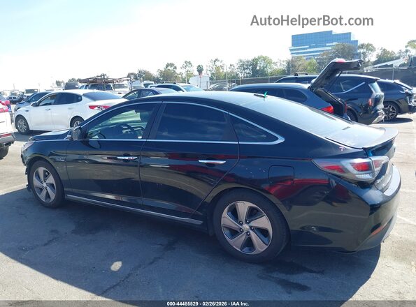 KMHE34L17HA048038 2017 HYUNDAI SONATA HYBRID Черный Панорамный вид салона 360°