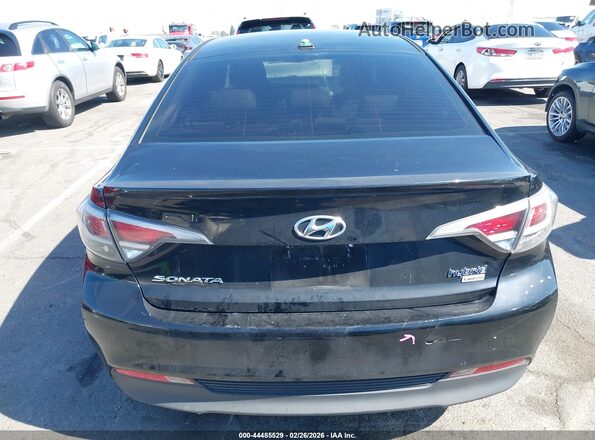 KMHE34L17HA048038 2017 HYUNDAI SONATA HYBRID Черный 