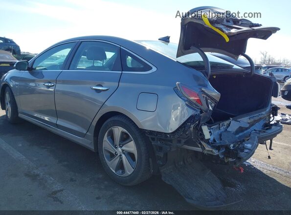 KMHE34L39HA068972 2017 HYUNDAI SONATA HYBRID Серый Задняя левая четверть