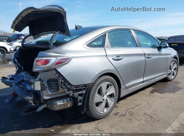 KMHE34L39HA068972 2017 HYUNDAI SONATA HYBRID Серый Задняя правая четверть