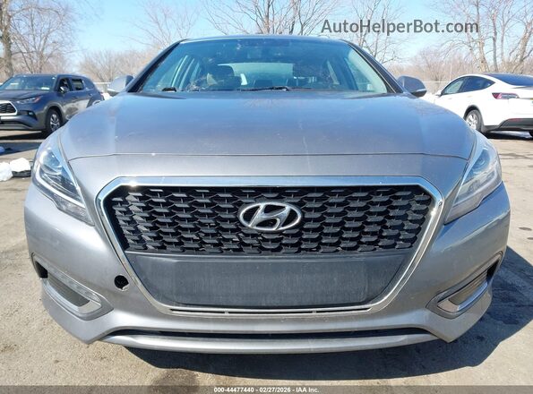 KMHE34L39HA068972 2017 HYUNDAI SONATA HYBRID Серый Вид щитка приборов