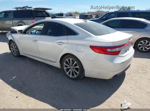 KMHFG4JG3HA587675 2017 HYUNDAI AZERA Белый Задняя левая четверть
