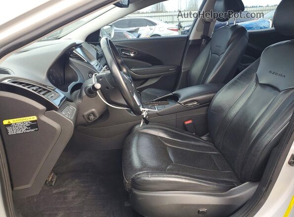 KMHFG4JG7GA513514 2016 HYUNDAI AZERA Silver Widok wnętrza z przodu