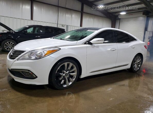 KMHFH4JG3HA590489 2017 HYUNDAI AZERA White Przód lewy