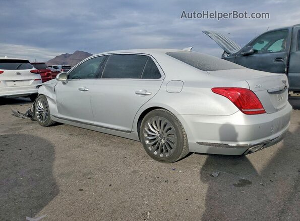 KMHG34JA3HU026385 2017 GENESIS G90 Серебряный Задняя левая четверть