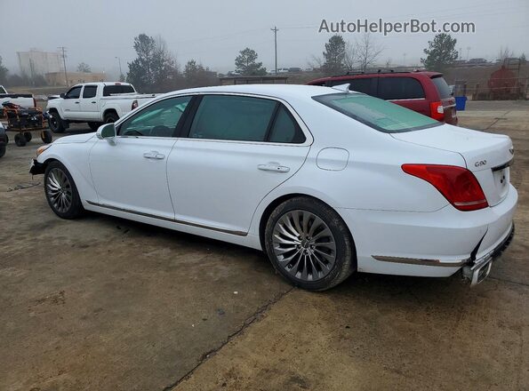 KMHG54JH0JU045201 2018 GENESIS G90 White Tył lewy