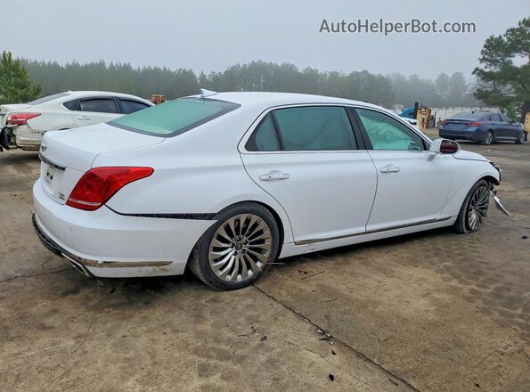 KMHG54JH0JU045201 2018 GENESIS G90 White Tył prawy