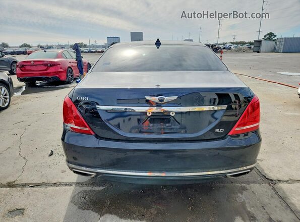 KMHG54JH3HU024370 2017 GENESIS G90 Черный Вид сзади