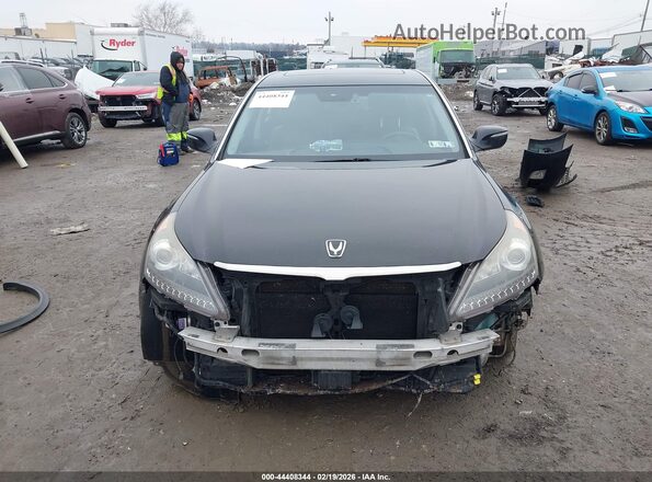 KMHGH4JH0GU105686 2016 HYUNDAI EQUUS Черный Вид задней части салона