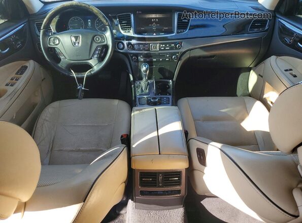 KMHGH4JH2GU106192 2016 HYUNDAI EQUUS Черный Вид панели приборов