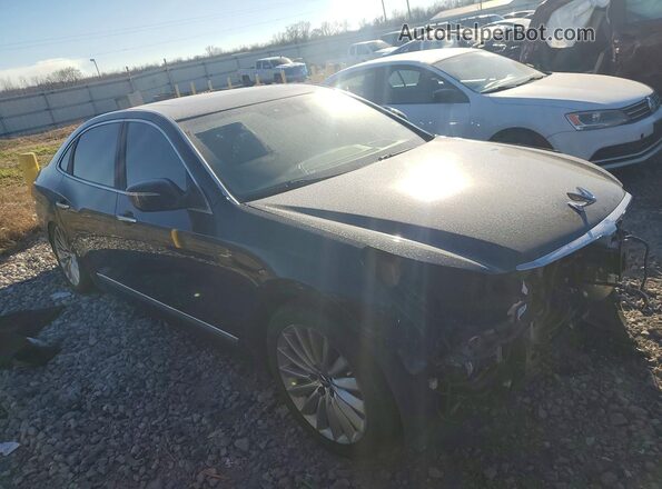 KMHGH4JH2GU106192 2016 HYUNDAI EQUUS Черный Передняя правая четверть