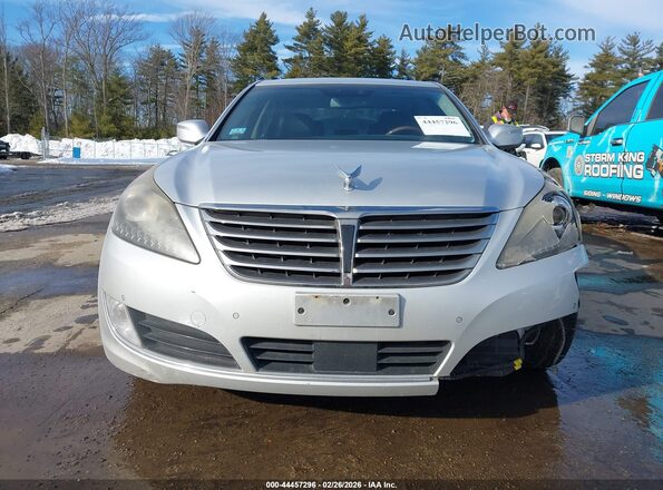 KMHGH4JH3GU104581 2016 HYUNDAI EQUUS Серебряный Вид задней части салона
