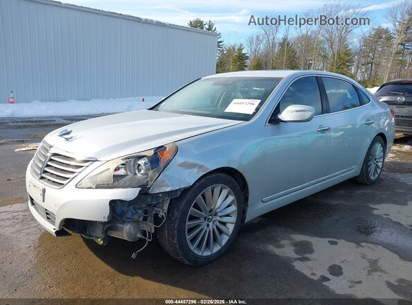 KMHGH4JH3GU104581 2016 HYUNDAI EQUUS Серебряный Передняя левая четверть