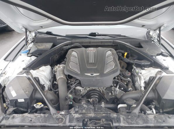 KMHGN4JB0KU299505 2019 GENESIS G80 Белый Вид сзади