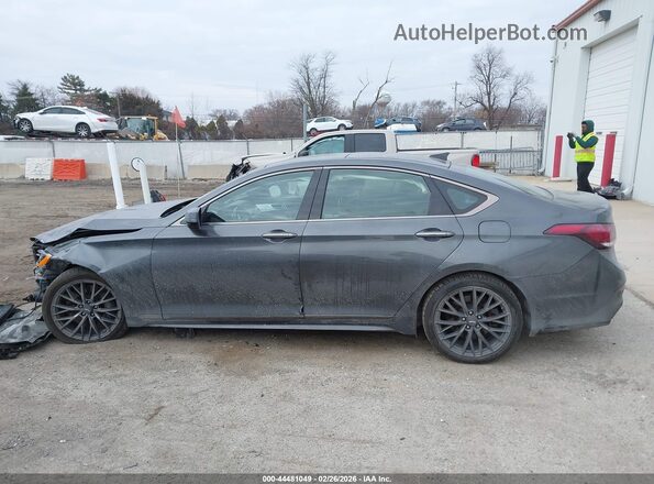 KMHGN4JBXJU247975 2018 GENESIS G80 Серый 