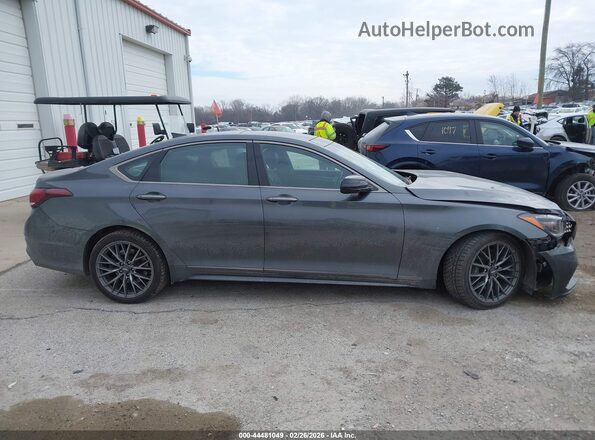 KMHGN4JBXJU247975 2018 GENESIS G80 Серый Панорамный вид салона 360°