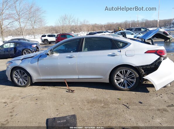 KMHGN4JE3KU299525 2019 GENESIS G80 Серебряный Панорамный вид салона 360°
