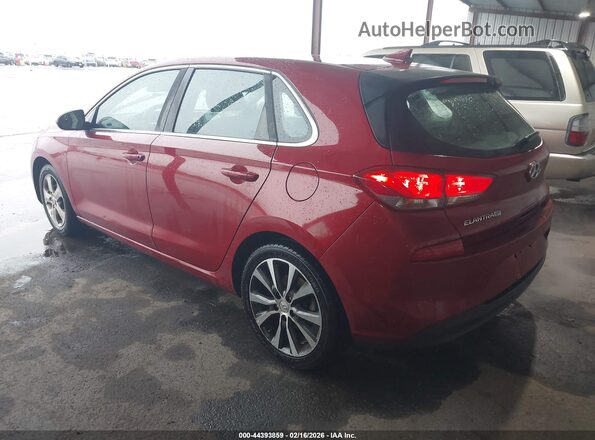 KMHH35LE0JU055083 2018 HYUNDAI ELANTRA GT Красный Задняя левая четверть