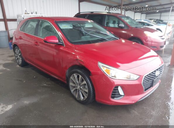 KMHH35LE0JU055083 2018 HYUNDAI ELANTRA GT Красный Передняя правая четверть