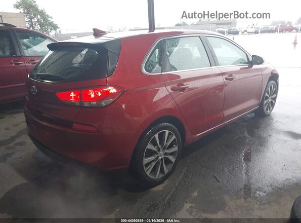 KMHH35LE0JU055083 2018 HYUNDAI ELANTRA GT Красный Задняя правая четверть