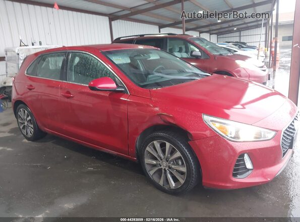 KMHH35LE0JU055083 2018 HYUNDAI ELANTRA GT Красный Вид задней части салона