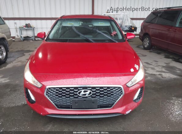 KMHH35LE0JU055083 2018 HYUNDAI ELANTRA GT Красный Вид щитка приборов