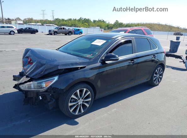 KMHH35LE4KU117795 2019 HYUNDAI ELANTRA GT Black Vista tres cuartos delantera izquierda