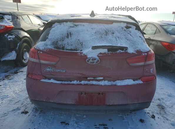 KMHH35LE5JU007188 2018 HYUNDAI ELANTRA Красный Вид сзади