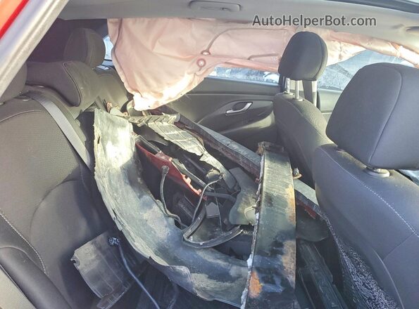 KMHH35LE5JU007188 2018 HYUNDAI ELANTRA Красный Вид задних сидений