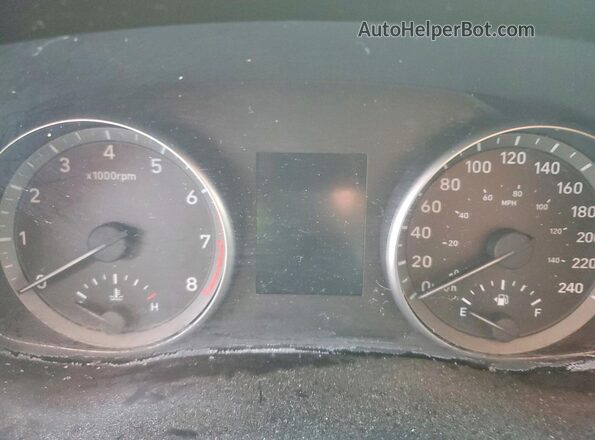 KMHH35LE5JU007188 2018 HYUNDAI ELANTRA Красный Вид щитка приборов