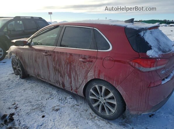 KMHH35LE5JU007188 2018 HYUNDAI ELANTRA Красный Задняя левая четверть