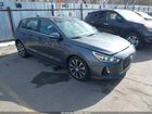 2018 Hyundai Elantra Gt   Серый vin: KMHH35LE5JU040689