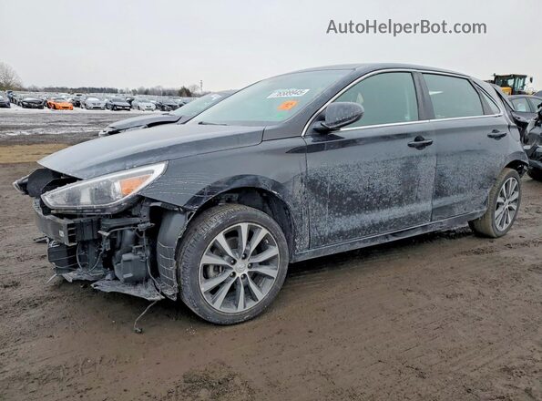KMHH35LE5KU116624 2019 HYUNDAI ELANTRA Черный Передняя левая четверть