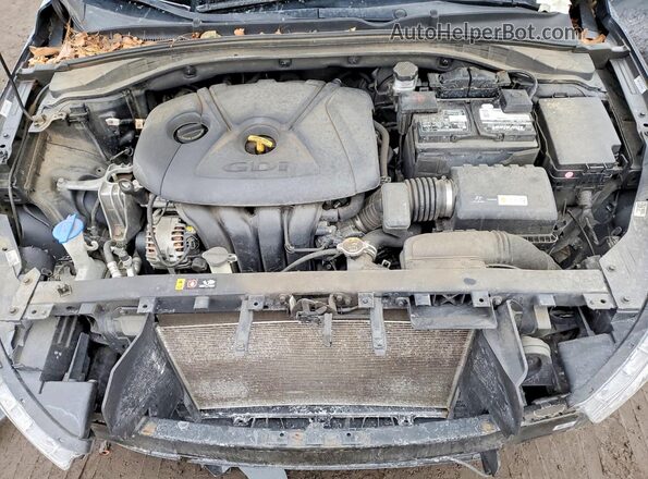 KMHH35LE5KU116624 2019 HYUNDAI ELANTRA Черный Вид задней части салона