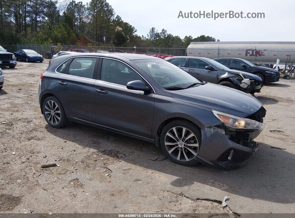 KMHH35LE8JU021196 2018 HYUNDAI ELANTRA GT Gray Przód prawy