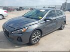 2018 Hyundai Elantra Gt   Gray vin: KMHH35LEXJU017814