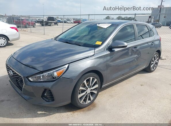 KMHH35LEXJU017814 2018 HYUNDAI ELANTRA GT Gray Vista frontal