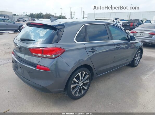 KMHH35LEXJU017814 2018 HYUNDAI ELANTRA GT Gray Trasero derecho