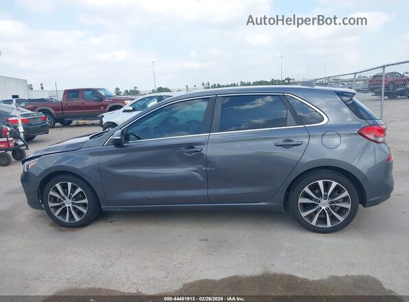 KMHH35LEXJU017814 2018 HYUNDAI ELANTRA GT Gray Vista interior de 360 grados