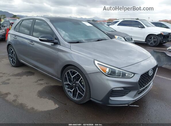 KMHH55LC6LU125732 2020 HYUNDAI ELANTRA GT Gray Передня права чверть