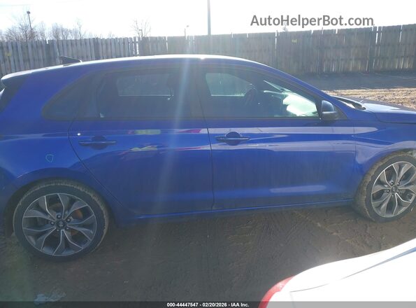 KMHH55LC7LU124766 2020 HYUNDAI ELANTRA GT Синий Вид задней части салона