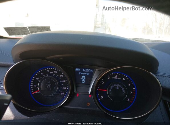 KMHHT6KJ9GU133485 2016 HYUNDAI GENESIS Red Вид задніх сидінь