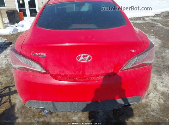 KMHHT6KJ9GU133485 2016 HYUNDAI GENESIS Red 