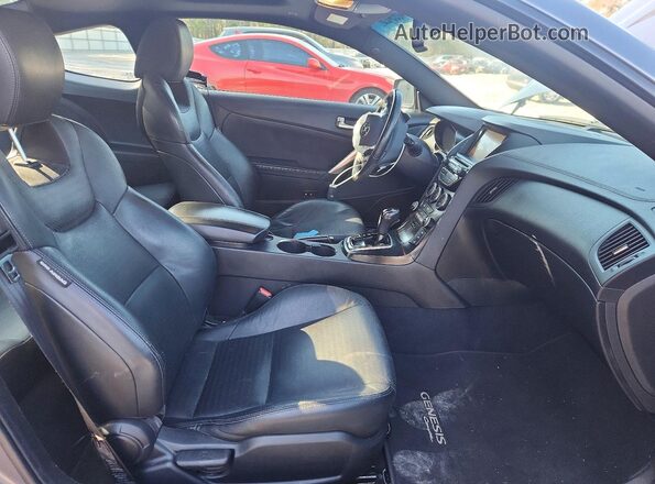 KMHHU6KJ0GU131802 2016 HYUNDAI GENESIS Серый Вид салона спереди
