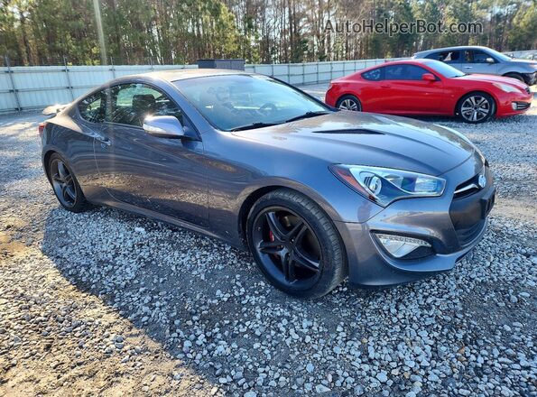 KMHHU6KJ0GU131802 2016 HYUNDAI GENESIS Серый Передняя правая четверть