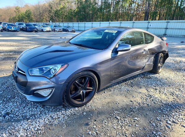 KMHHU6KJ0GU131802 2016 HYUNDAI GENESIS Серый Передняя левая четверть