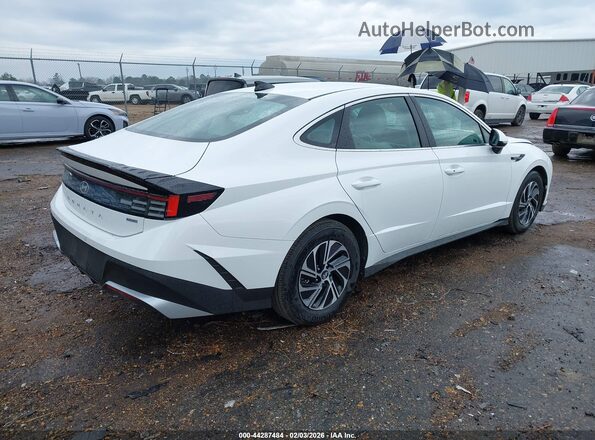 KMHL24JJ4TA138043 2026 HYUNDAI SONATA HYBRID White Tył prawy