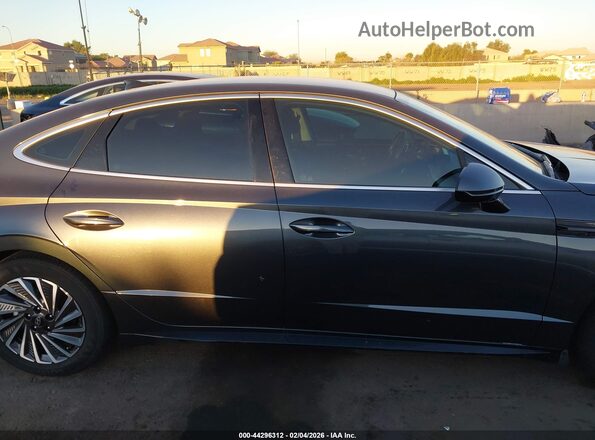 KMHL34JJ4SA107385 2025 HYUNDAI SONATA HYBRID Серый Панорамный вид салона 360°